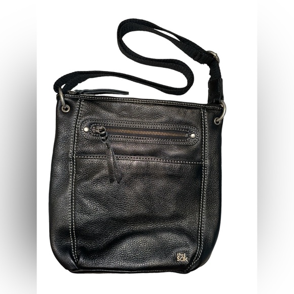 The Sak Handbags - The Sak Black Pebble Leather Crossbody
Shoulder Bag